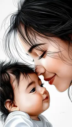 mother and son