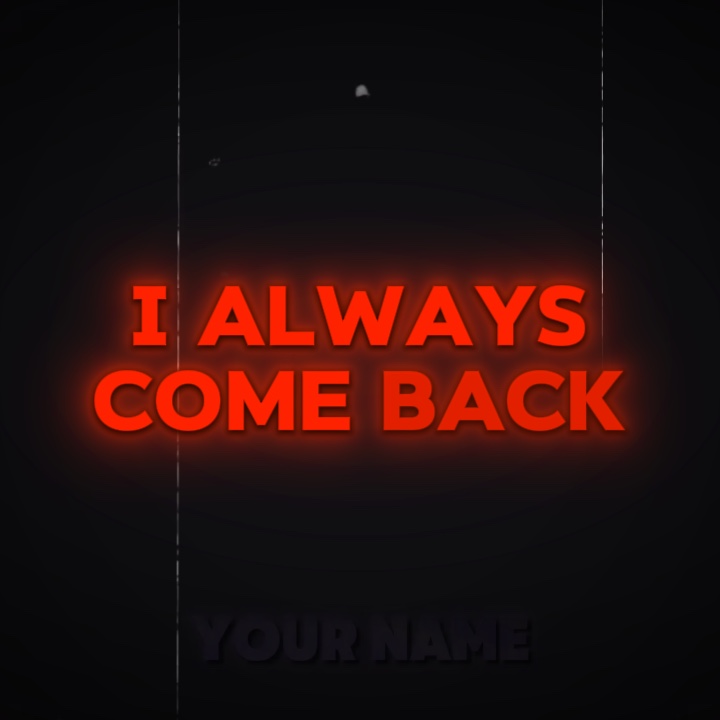 I always come back 😈