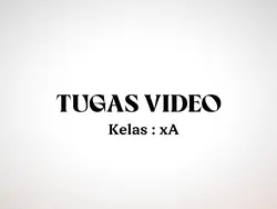 opening tugas Vidio
