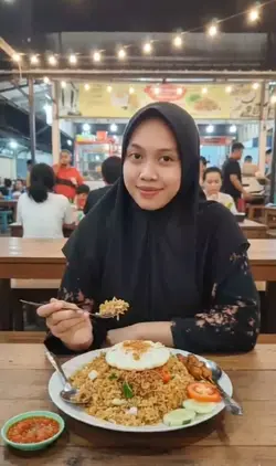 mukbang nasi padang