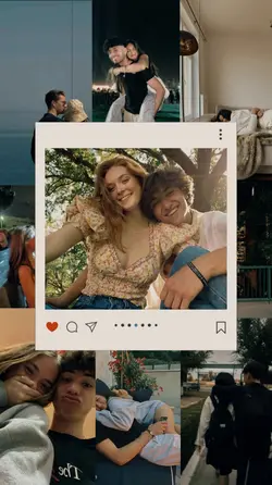polaroid couple