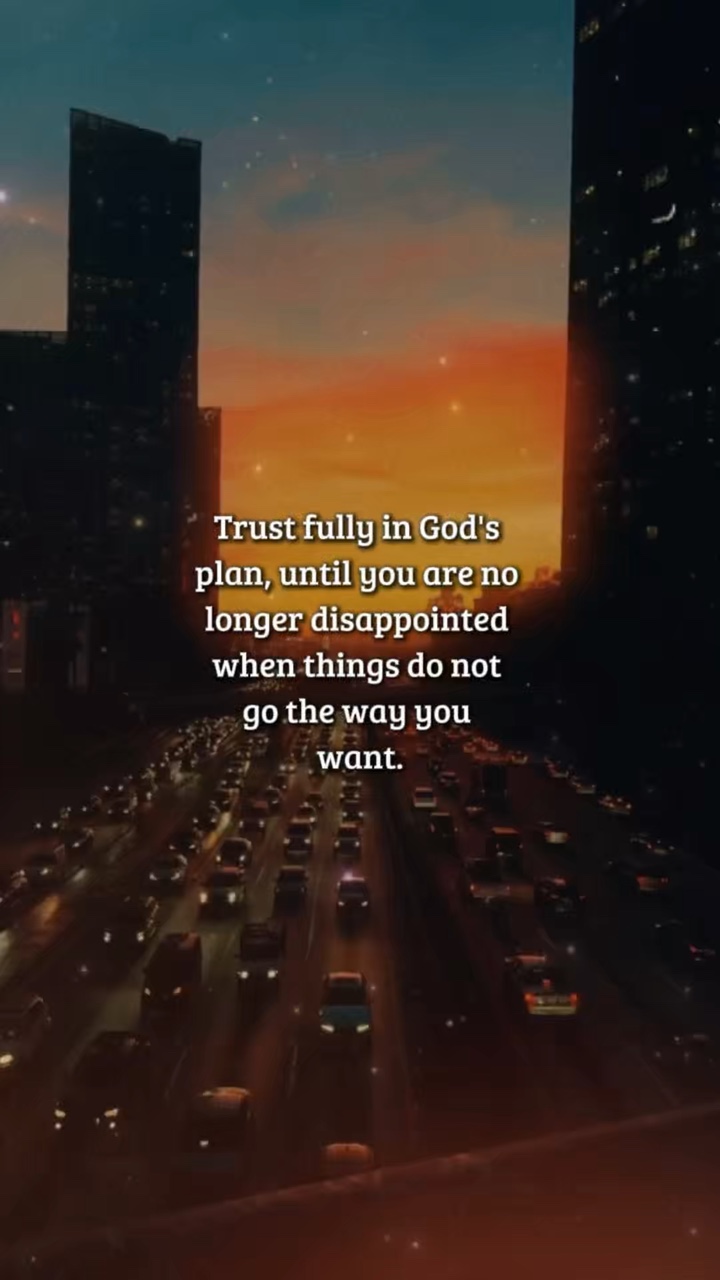 Tiwala nang buo sa Diyos