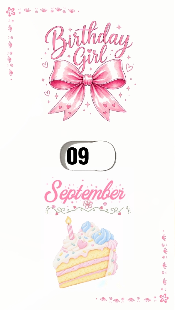 B'day Girl 9 Sept