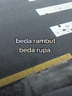 beda rambut 