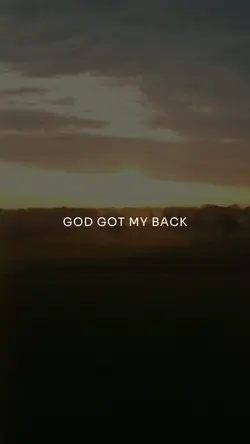 God got my back