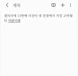 갤러리에 13번째 사진이...