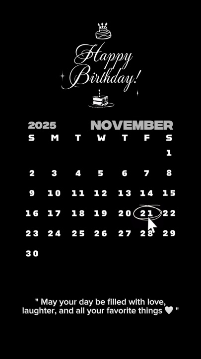 HBD 21 November