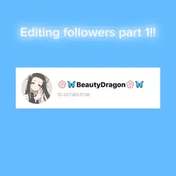 Editing followers!!