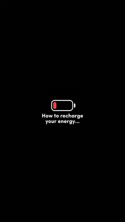 recharge energy?