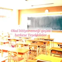 Okul bitiyooor