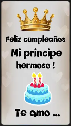 Feliz cumpleaños 🤴
