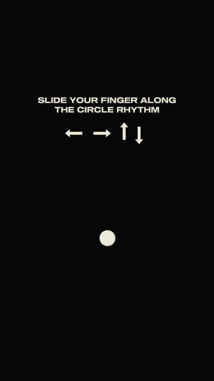 Slide your finger