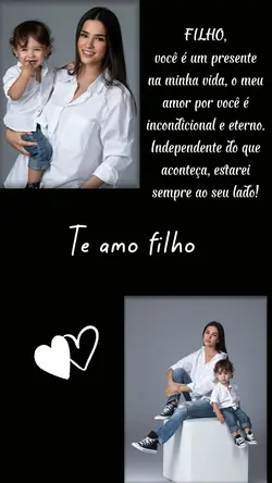 Te amo filho! 