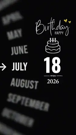 Birhday 18 July