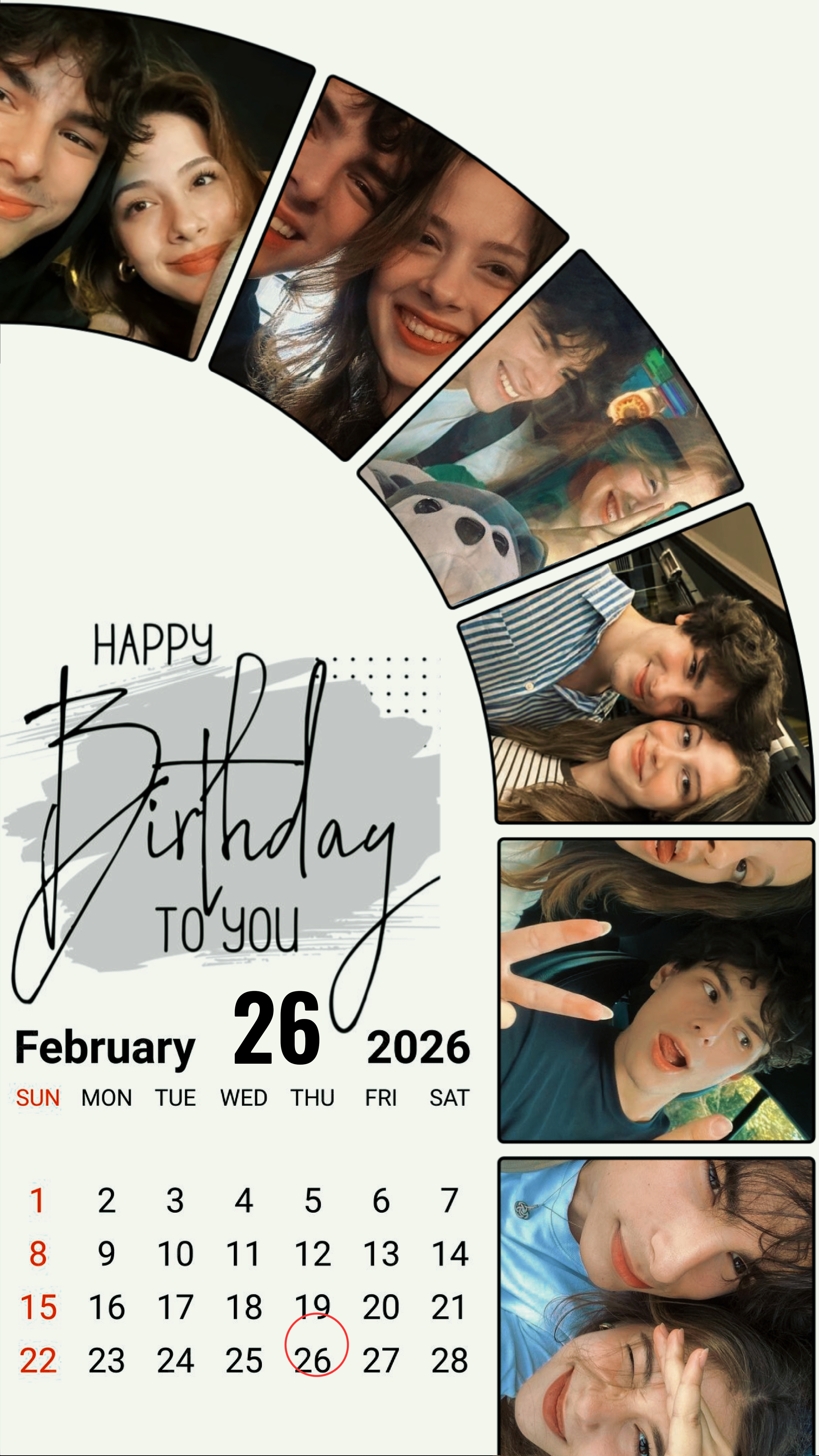 HBD 26 FEBRUARY