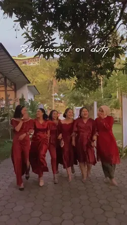 Bridesmaid on duty