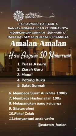 Amalan 10 Muharram