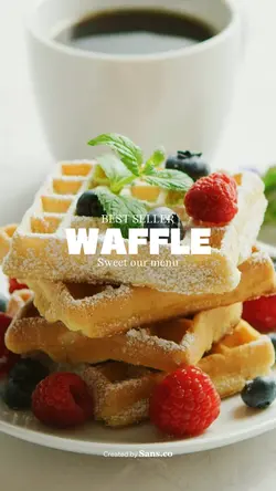 Waffle menu
