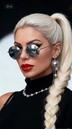 blonde braids