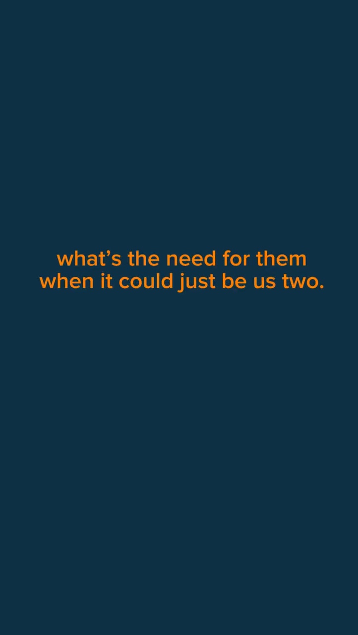 Just two of us 