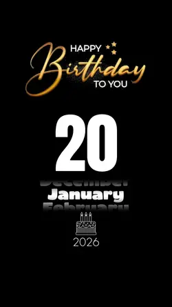 HBD 20 JANUARY 2026