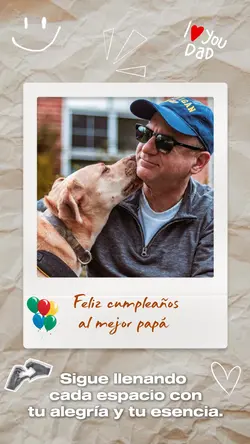 Feliz cumple papá 