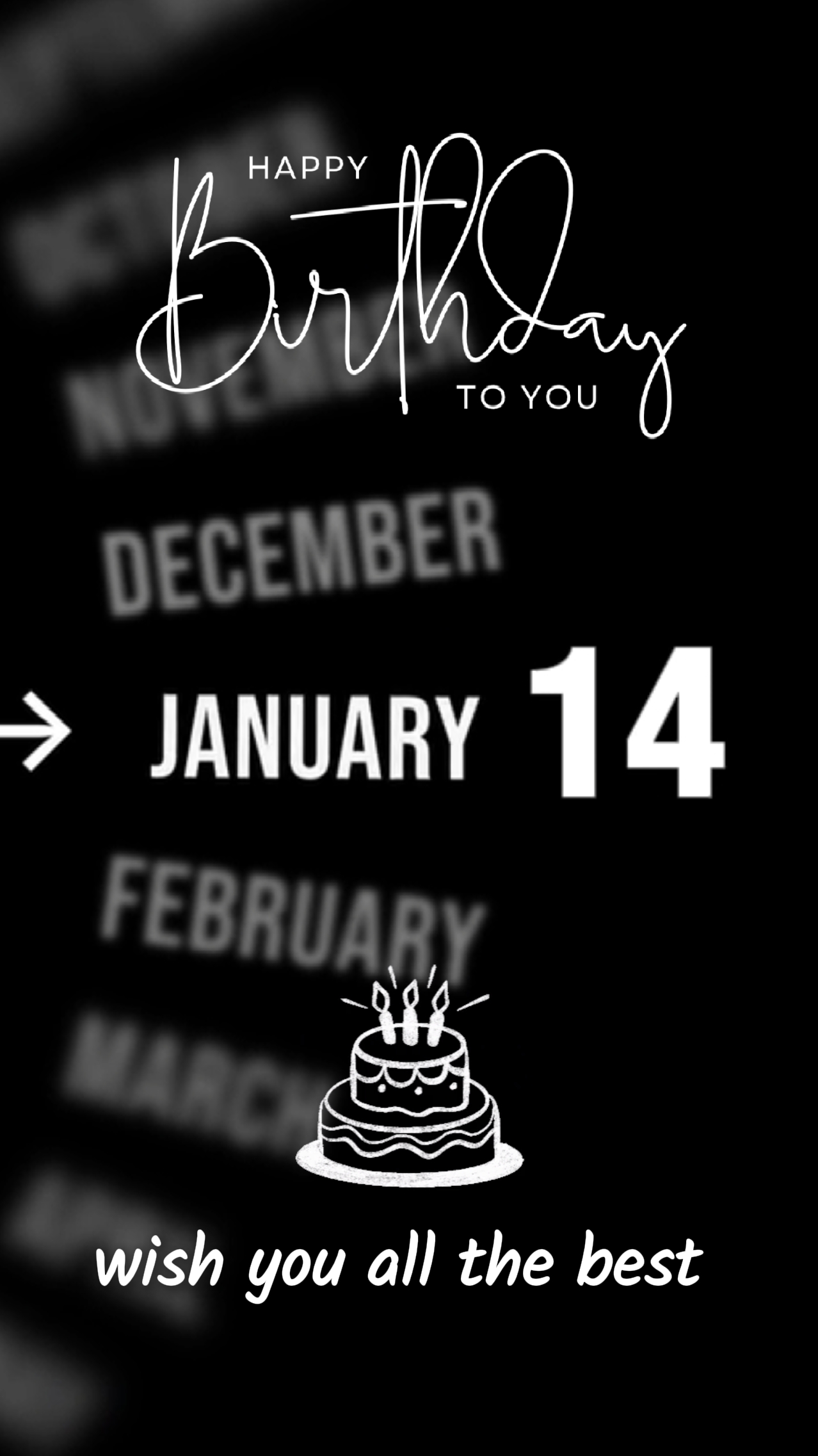 HBD 14 JANUARY