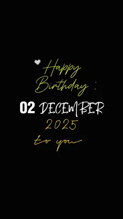 HBD 02 DECEMBER