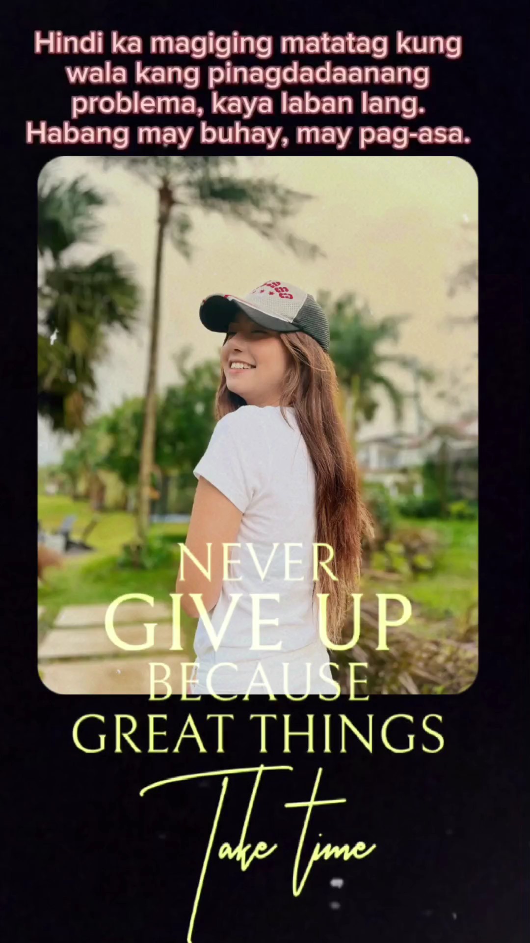 never give up