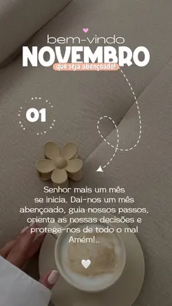 Bem-vindo novembro 