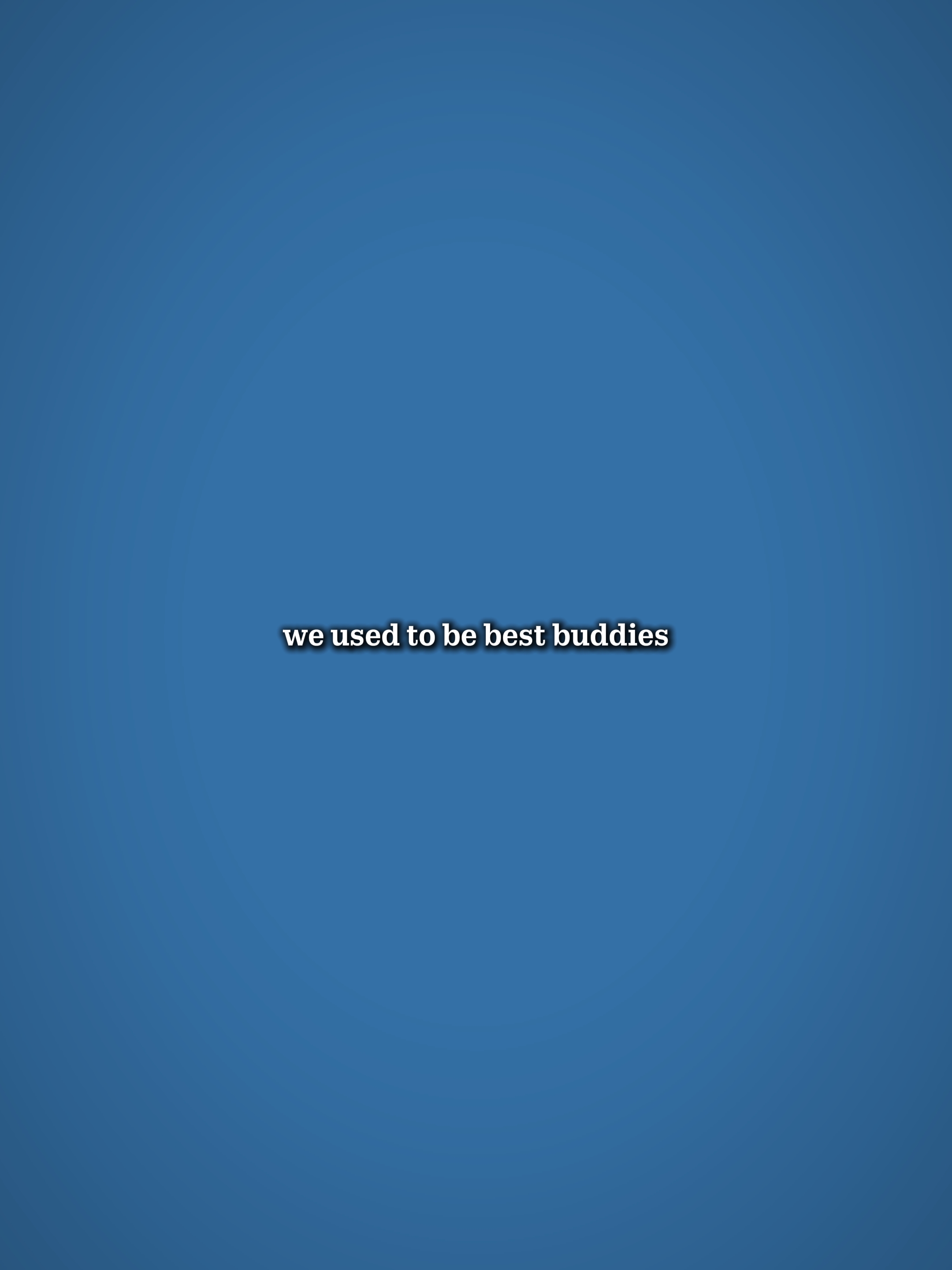 weusedtobebestbuddie