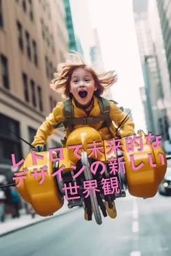 レトロで未来的なデザインの新しい世界観