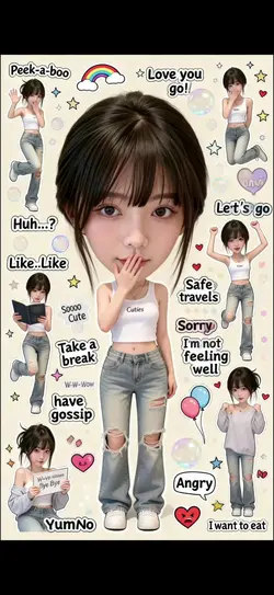 sticker me 1 pic