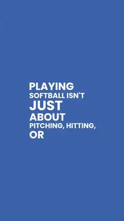 Playing Softball