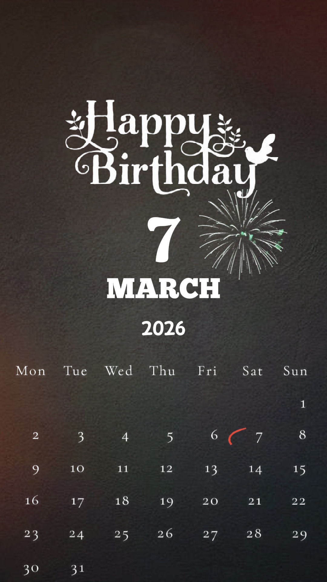 ULANG TAHUN 07 MARET