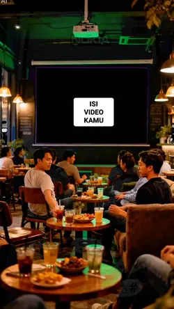 masuk tv di cafe
