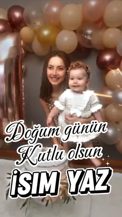 Doğum günü şablonu