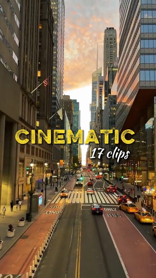 17 clips cinematic 