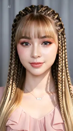 braided hairstyle ai