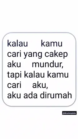 kalau kamu cari yang