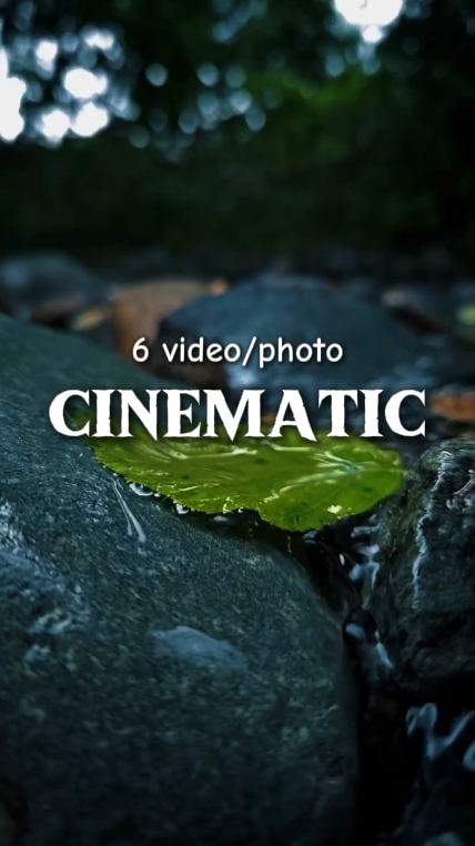 6 vídeo cinematográfico 