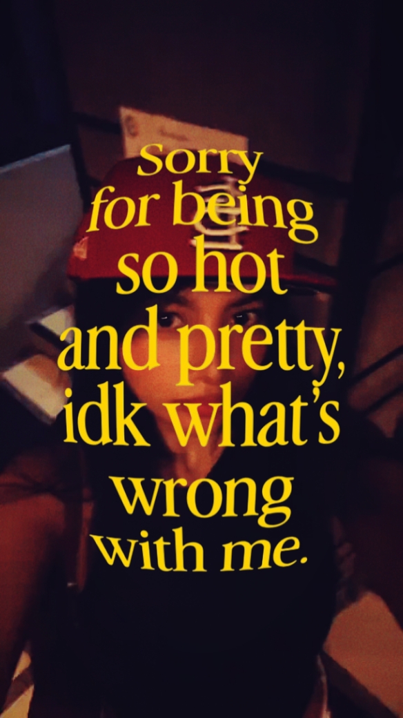 sorry for being hot