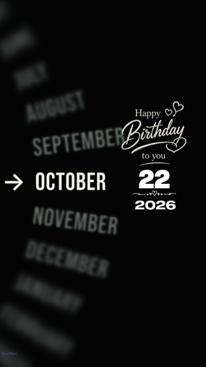 Birthday 22 October 