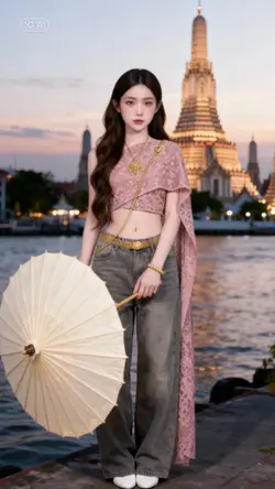 AI ชุดไทยประยุกต์