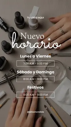 nuevo horario
