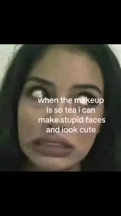 when the makeup is