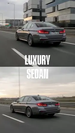 Sleek sedan: punchy promo cut
