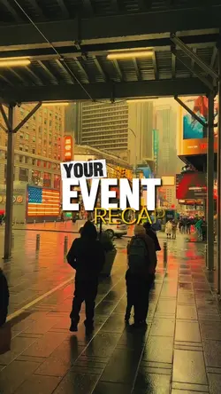 your event recap