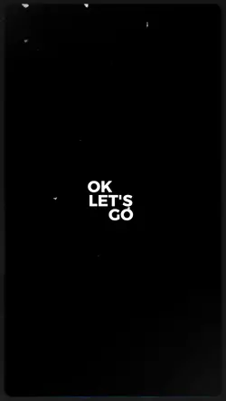 OK LET'S GO 