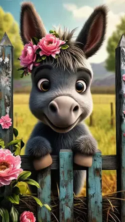 The donkey knows